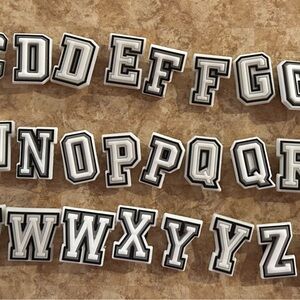 Full Set of Letter Croc Jibbitz